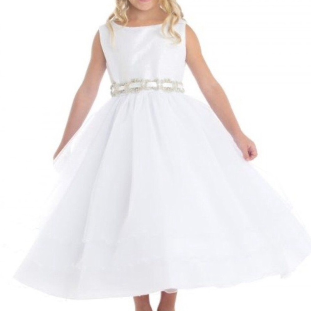 ⬇️✂️Huge PRICECUT🧖‍♀️Girls white event dress‼️😇